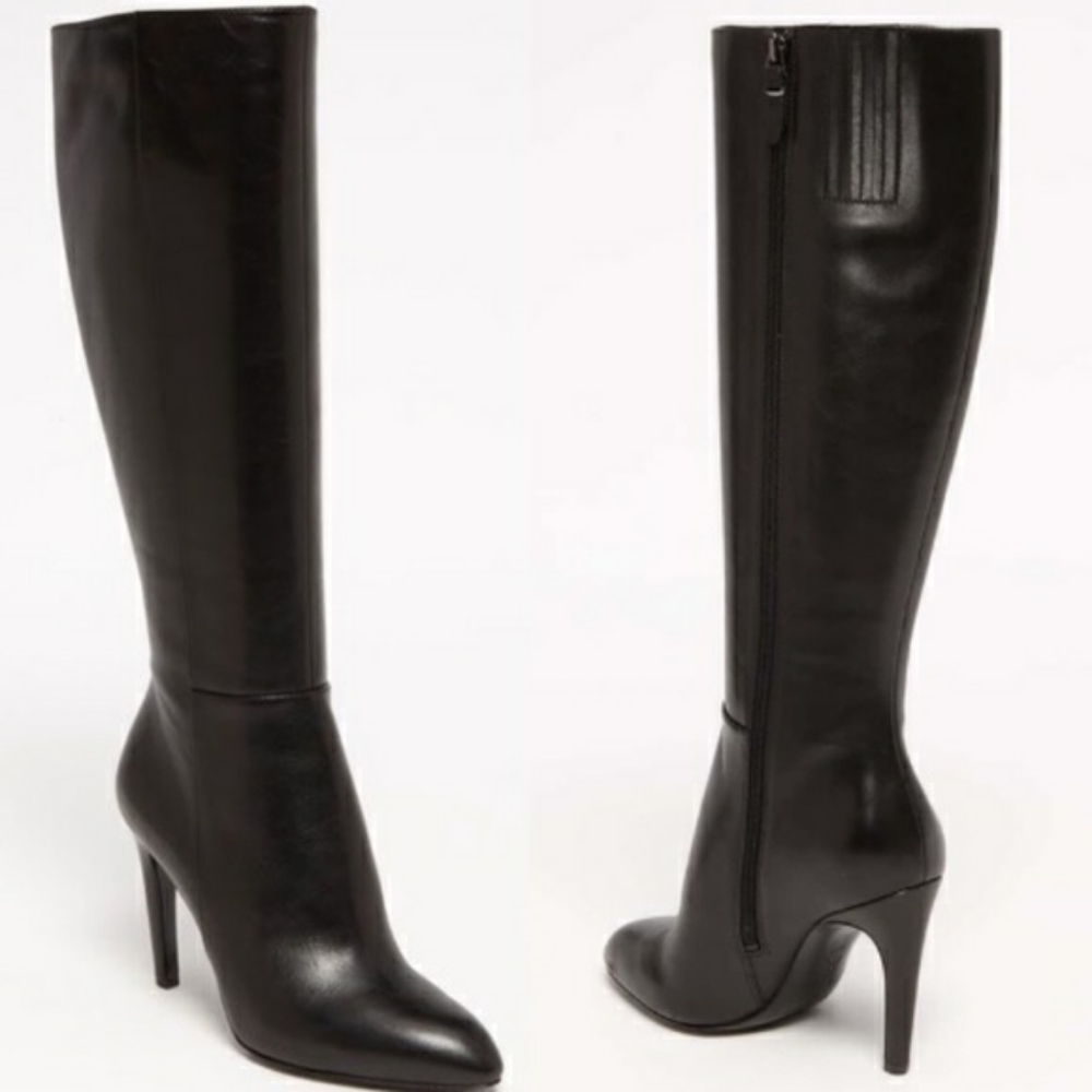 Via Spiga Sexy Heeled Leather Boots